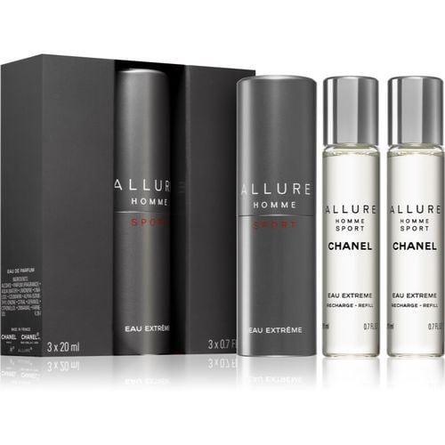 Allure Sport Eau Extreme Eau de Parfum (1x recargable + 2x recarga) para hombre 3x20 ml - Chanel - Modalova