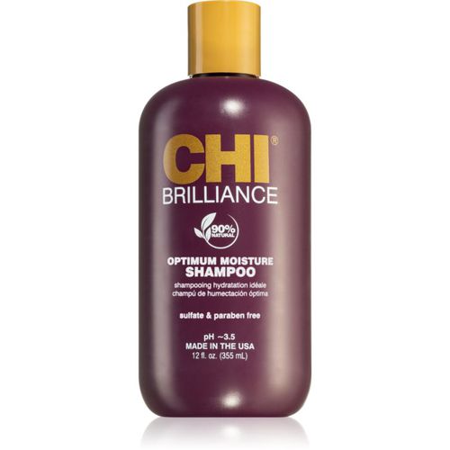 Brilliance Optimum Moisture Shampoo champú hidratante para dar brillo y suavidad al cabello 355 ml - CHI - Modalova