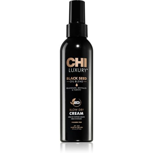 Luxury Black Seed Oil Blow Dry Cream crema nutriente termoprotettiva per lisciare i capelli 177 ml - CHI - Modalova