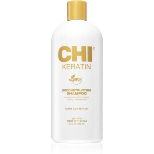 Keratin shampoo alla keratina per capelli sec e ribelli 946 ml - CHI - Modalova