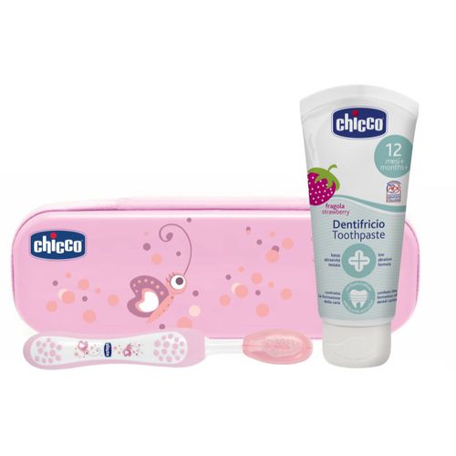 Always Smiling 12m+ Set de cuidado dental para niños Strawberry 12 m+ - Chicco - Modalova