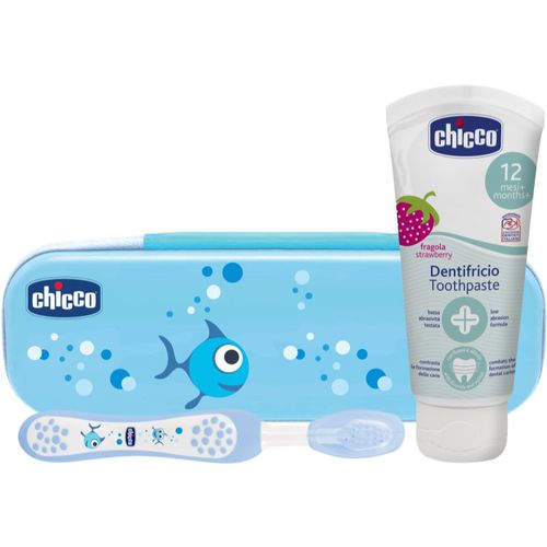 Always Smiling Blue Set per la cura dentale per bambini Strawberry - Chicco - Modalova