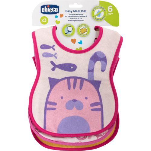 Chicco Bibs bavaglino 6m+ Girl 3 pz - Chicco - Modalova