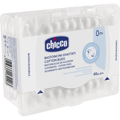 Cotton Buds bastoncillos de algodón para niños 60 ud - Chicco - Modalova