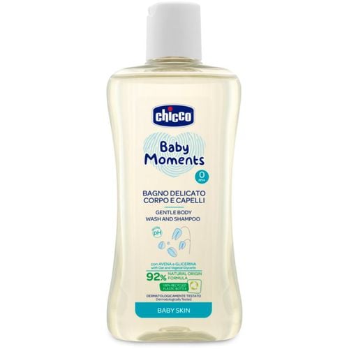 Baby Moments champú suave para niños para cabello y cuerpo 200 ml - Chicco - Modalova