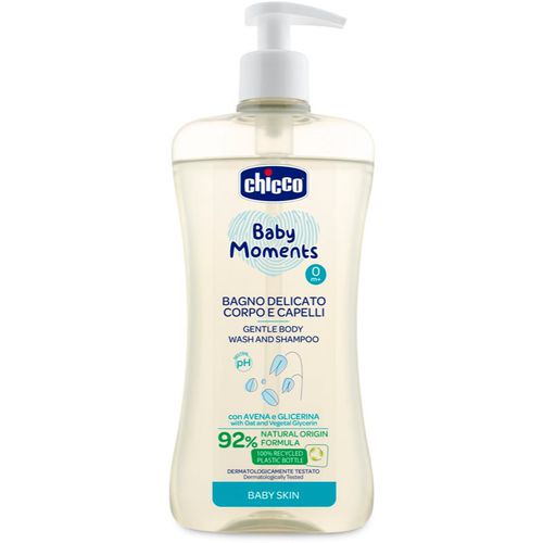 Baby Moments champú suave para niños para cabello y cuerpo 500 ml - Chicco - Modalova