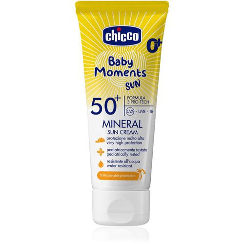 Baby Moments Sun Mineral crema abbronzante per bambini SPF 50+ 0 m+ 75 ml - Chicco - Modalova