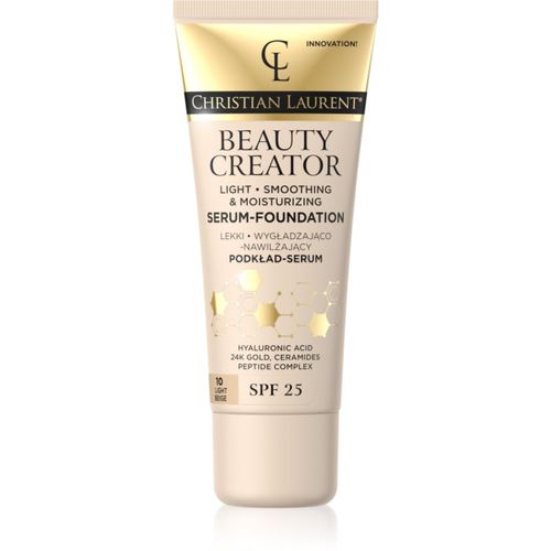 Beauty Creator leichtes feuchtigkeitsspendendes Make up SPF 25 Farbton 10 Light Beige 30 ml - Christian Laurent - Modalova