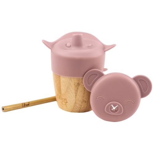 Bamboo Cups tazza con cannuccia Blush Pink 180 ml - Citron - Modalova