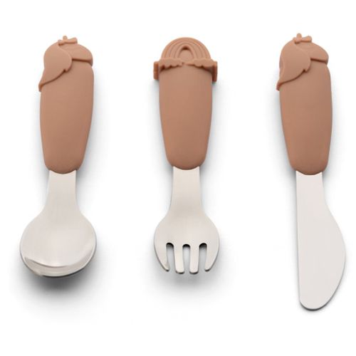 Cutlery Set posate per bambini 3 pz - Citron - Modalova