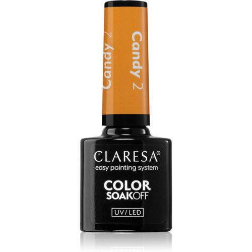SoakOff UV/LED Color Candy Gel-Nagellack Farbton 2 5 g - Claresa - Modalova