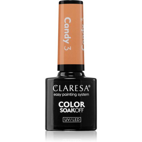 SoakOff UV/LED Color Candy Gel-Nagellack Farbton 3 5 g - Claresa - Modalova