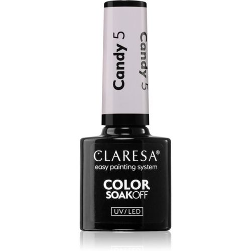 SoakOff UV/LED Color Candy Gel-Nagellack Farbton 5 5 g - Claresa - Modalova