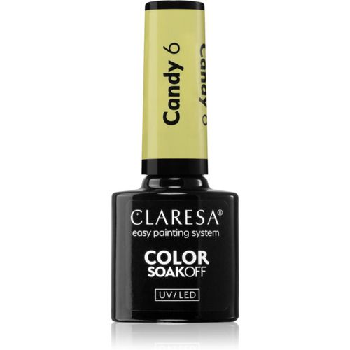 SoakOff UV/LED Color Candy Gel-Nagellack Farbton 6 5 g - Claresa - Modalova