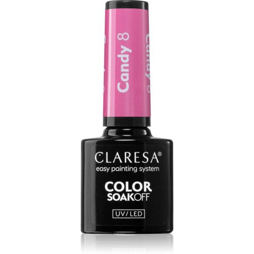 SoakOff UV/LED Color Candy esmalte de uñas en gel tono 8 5 g - Claresa - Modalova