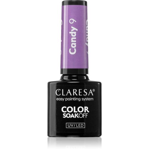 SoakOff UV/LED Color Candy Gel-Nagellack Farbton 9 5 g - Claresa - Modalova