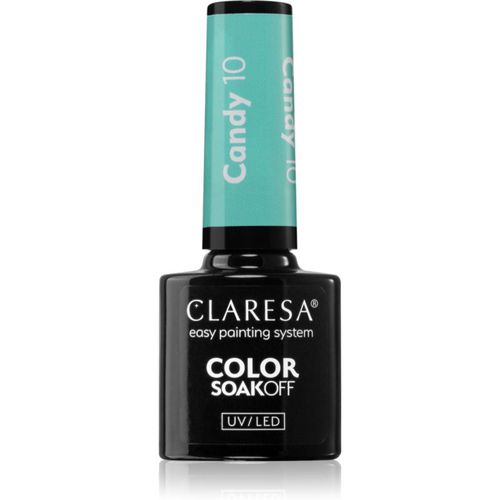 SoakOff UV/LED Color Candy Gel-Nagellack Farbton 10 5 g - Claresa - Modalova