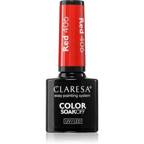 SoakOff UV/LED Color Rainbow Explosion esmalte de uñas en gel tono RED 406 5 g - Claresa - Modalova