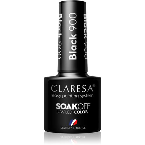 SoakOff UV/LED Color Black esmalte de uñas en gel tono 900 5 g - Claresa - Modalova