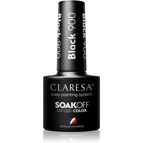 SoakOff UV/LED Color Black Gel-Nagellack Farbton 900 5 g - Claresa - Modalova