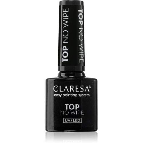 UV/LED Top No Wipe smalto gel top coat protezione e brillantezza senza residui 5 g - Claresa - Modalova