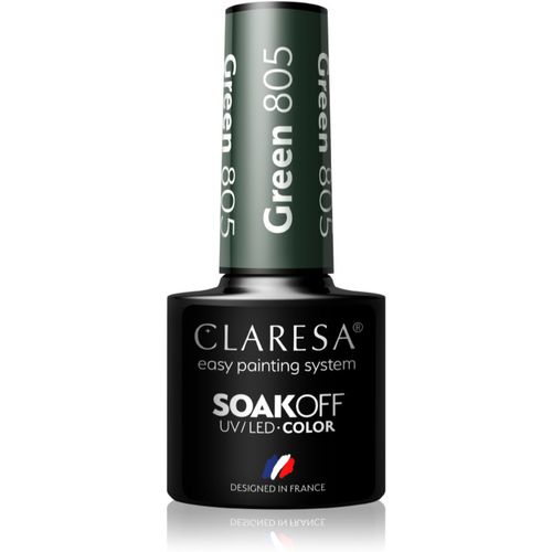 SoakOff UV/LED Color Take Me To The River gel smalto colore Green 805 5 g - Claresa - Modalova