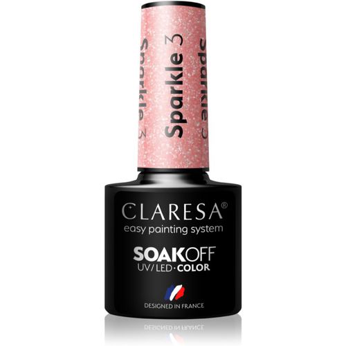 SoakOff UV/LED Color Sparkle esmalte de uñas en gel tono 3 5 g - Claresa - Modalova