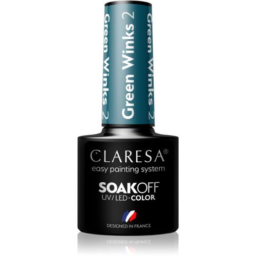 SoakOff UV/LED Color Green Winks esmalte de uñas en gel tono 2 5 g - Claresa - Modalova