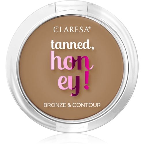 Tanned, Honey! bronzer e cipria per contouring colore 11 Aristocratic 10 g - Claresa - Modalova