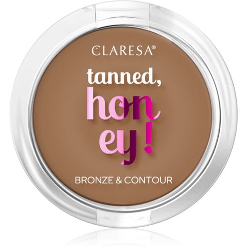 Tanned, Honey! bronzer e cipria per contouring colore 12 Versatile 10 g - Claresa - Modalova