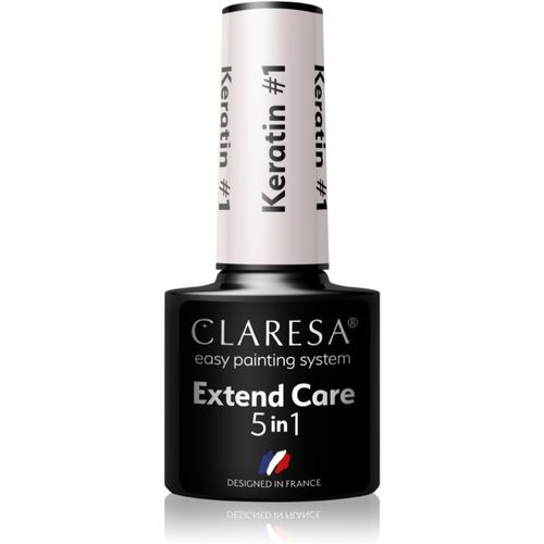 Extend Care 5 in 1 Keratin base coat per unghie in gel effetto nutriente colore #1 5 g - Claresa - Modalova