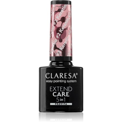 Extend Care 5 in 1 Keratin base coat per unghie in gel effetto nutriente colore #2 5 g - Claresa - Modalova