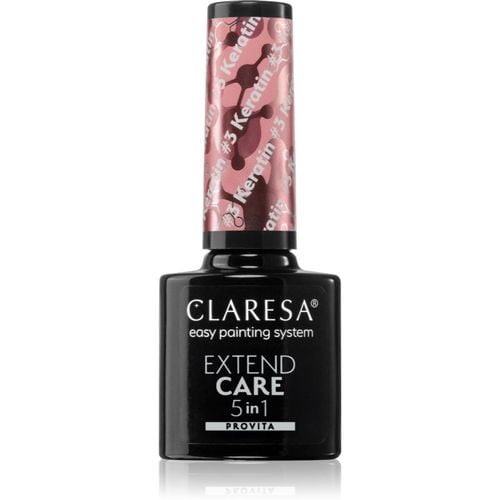 Extend Care 5 in 1 Keratin base coat per unghie in gel effetto nutriente colore #3 5 g - Claresa - Modalova