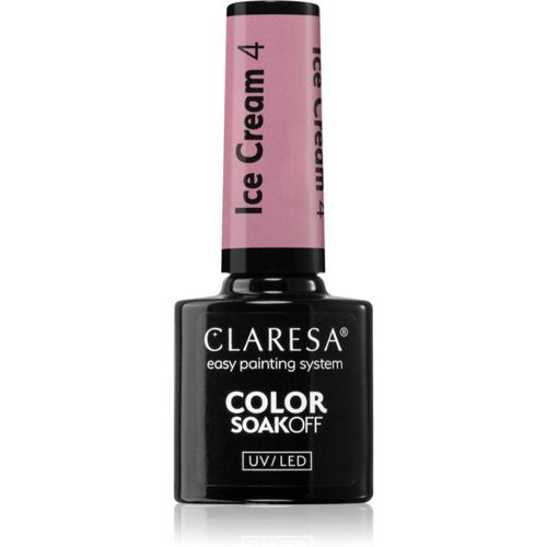 SoakOff UV/LED Color Ice Cream esmalte de uñas en gel tono 4 5 g - Claresa - Modalova