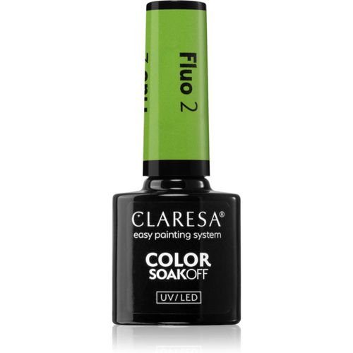 SoakOff UV/LED Color Fluo esmalte de uñas en gel tono 2 5 g - Claresa - Modalova