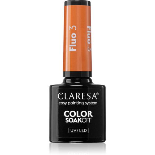 SoakOff UV/LED Color Fluo esmalte de uñas en gel tono 3 5 g - Claresa - Modalova