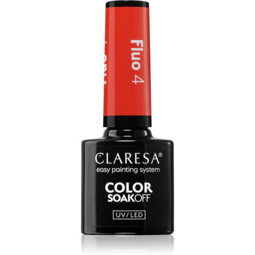 SoakOff UV/LED Color Fluo esmalte de uñas en gel tono 4 5 g - Claresa - Modalova