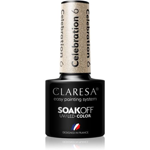 SoakOff UV/LED Color Celebration esmalte de uñas en gel tono 6 5 g - Claresa - Modalova