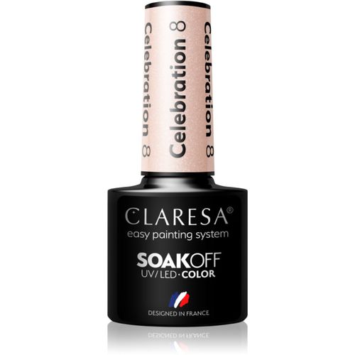 SoakOff UV/LED Color Celebration esmalte de uñas en gel tono 8 5 g - Claresa - Modalova