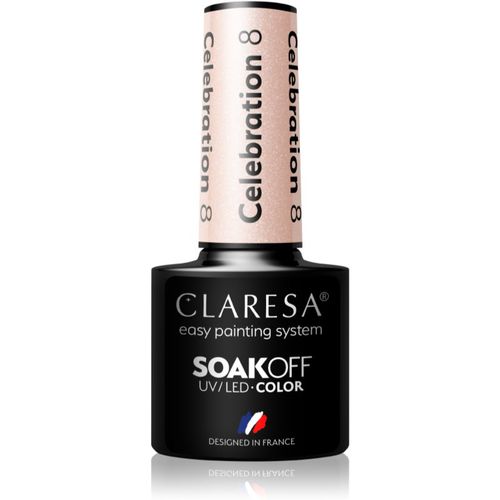 SoakOff UV/LED Color Celebration Gel-Nagellack Farbton 8 5 g - Claresa - Modalova