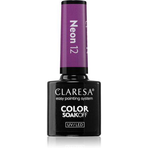 SoakOff UV/LED Color Neon Gel-Nagellack Farbton 12 5 g - Claresa - Modalova