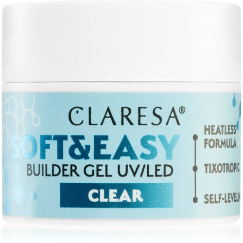 Soft&Easy Builder Gel Strato di base in gel per le unghie colore Clear 12 g - Claresa - Modalova