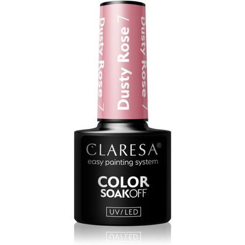 SoakOff UV/LED Color Dusty Rose Gel-Nagellack Farbton 7 5 g - Claresa - Modalova