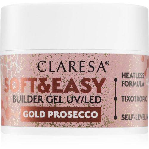 Soft&Easy Builder Gel Basisgel für Nägel Farbton Gold Prosecco 12 g - Claresa - Modalova