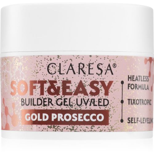 Soft&Easy Builder Gel capa base de gel para uñas tono Gold Prosecco 45 g - Claresa - Modalova