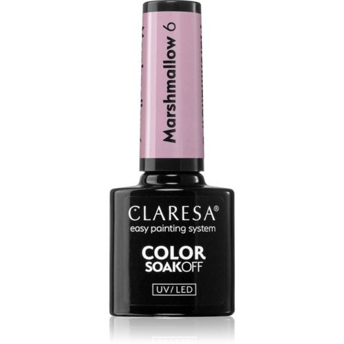 SoakOff UV/LED Color Marshmallow Gel-Nagellack Farbton 6 5 g - Claresa - Modalova