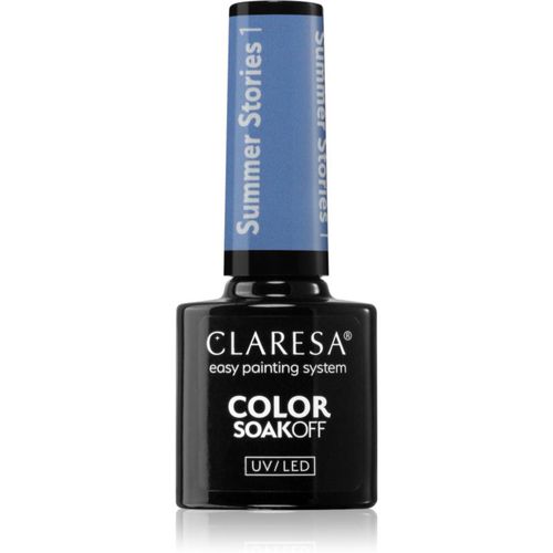 SoakOff UV/LED Color Summer Stories Gel-Nagellack Farbton 1 5 g - Claresa - Modalova