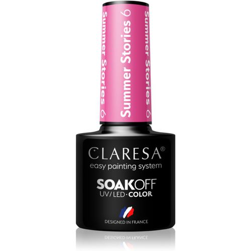 SoakOff UV/LED Color Summer Stories Gel-Nagellack Farbton 6 5 g - Claresa - Modalova