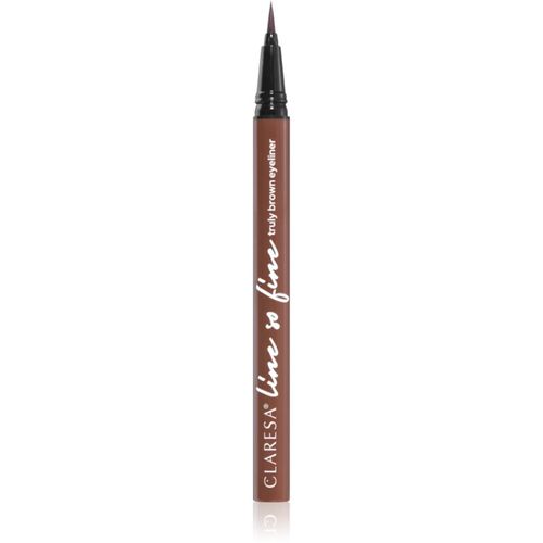 Line So Fine Filzstift-Eyeliner Farbton Brown 0,8 g - Claresa - Modalova