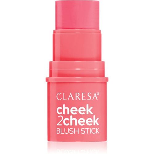 Cheek 2 Cheek blush in crema in bastoncino colore 02 Neon Coral 6 g - Claresa - Modalova